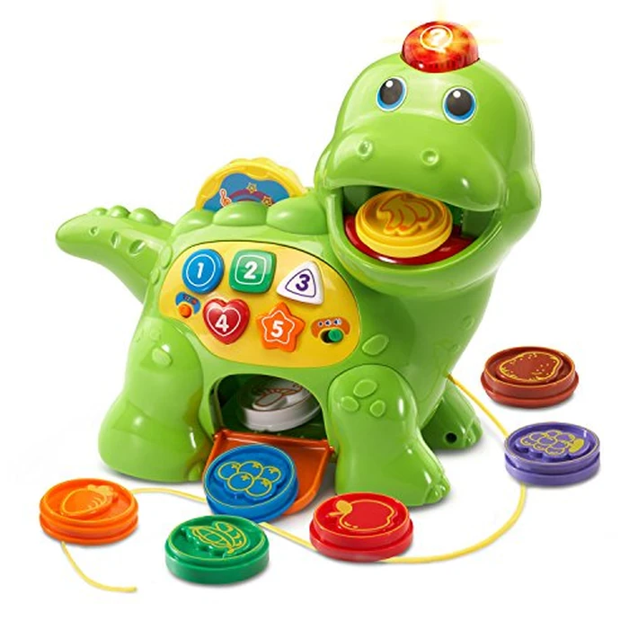 VTech Chomp and Count Dino, Green by VTech - Used - Like New condition