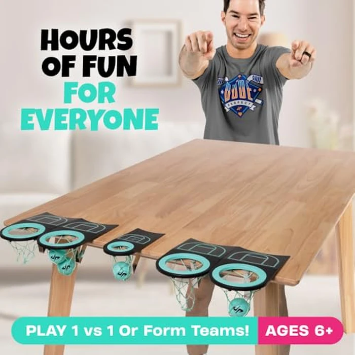 Dude Perfect Tabletop Roll, a Target Toss Game, for Kids and Adults, Great for Family and Friend Game Night, Perfect for a Gift and Parties, Ages 6+ by Dude Perfect - Image 5