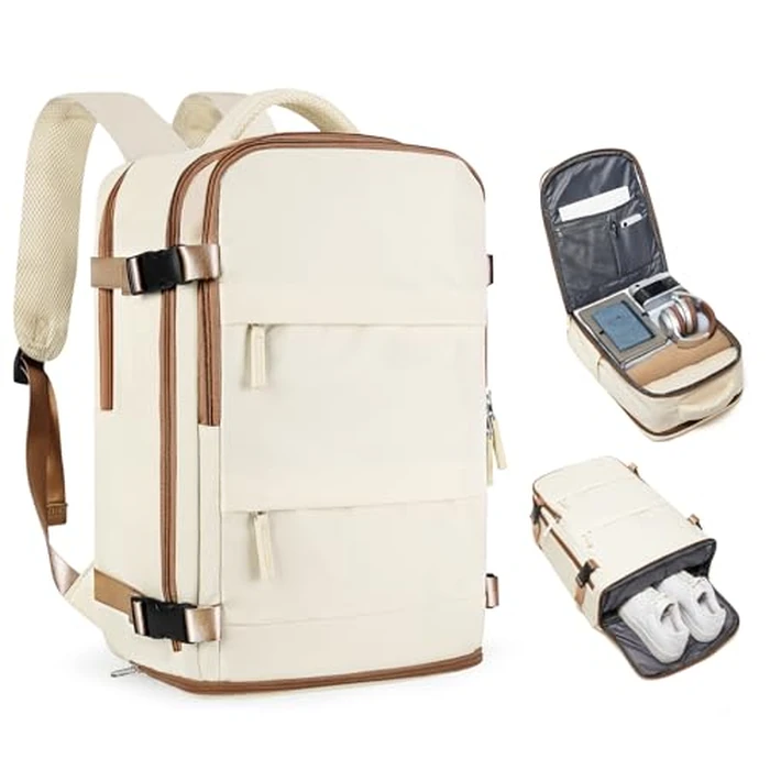 coofay Travel Backpack Carry on Flight Approved Mochila De Viaje Personal Item Travel Bag Backpacks for Travel Backpacks for Men Women Carry on Backpack for Airplanes 18x14x8 Inches Travel Bag by coofay - Used - Very Good condition