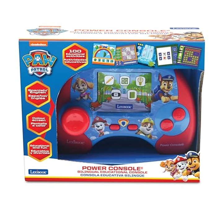 Lexibook, Paw Patrol Power Console - Educational Bilingual Game Console with 100 Activities in English/Spanish, JCG100PAi2 by LEXiBOOK - Image 5