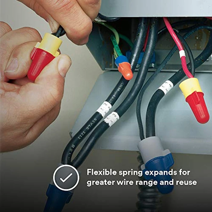 3M Performance Plus Wire Connectors O/B+, R/Y+, B/G+ Assortment Pack, Twist-on, Bag of 30, Universal Connector Kit ELEC-KIT-30 by 3M - Used - Very Good condition