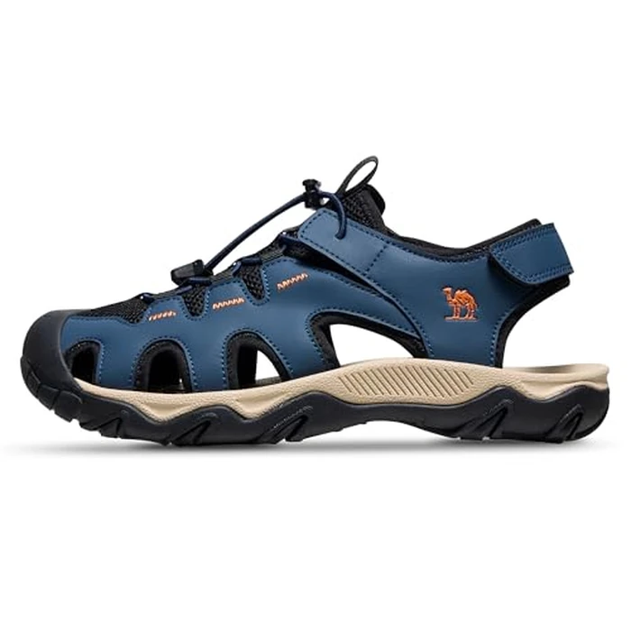 CAMEL CROWN Men's Hiking Sandals Anti-Slipping Athletic Water Shoes with Arch Support Closed Toe Outdoor Summer Camping Sandal for Beach Blue 7 by CAMEL CROWN - Used - Like New condition - US$30.50