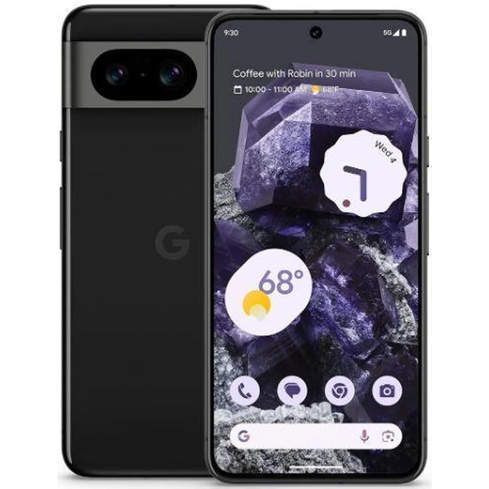 Google Pixel 8 (5G) - 256GB - Obsidian - AT&T by Google - Refurbished - Acceptable condition