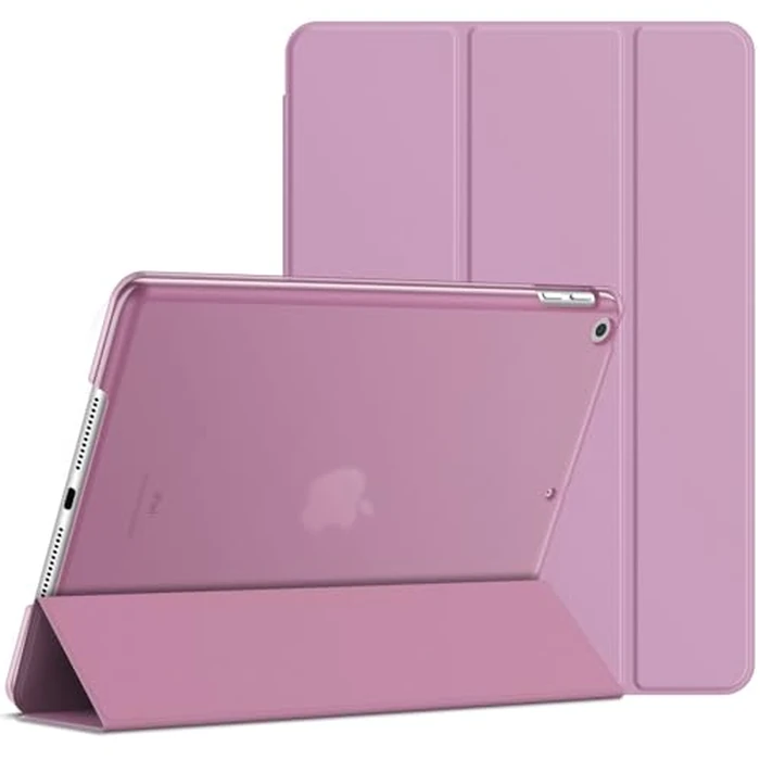 JETech Case for iPad 10.2-Inch (2021/2020/2019 Model, 9/8/7 Generation), Auto Wake/Sleep Cover (Pink) by JETech - Image 1