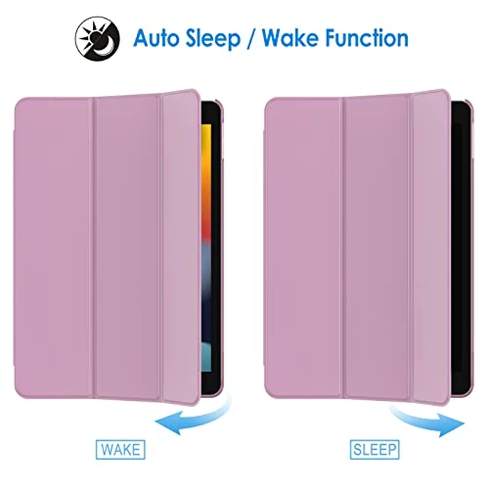 JETech Case for iPad 10.2-Inch (2021/2020/2019 Model, 9/8/7 Generation), Auto Wake/Sleep Cover (Pink) by JETech - Image 6