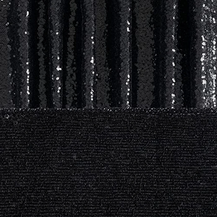 8ftx10ft Black Sequin Backdrop Curtain Wedding Backdrop Drapes Photo Backdrop Glitter Photo Booth Curtain for Brirthday Baby Shower Halloween Party Decoration by B-COOL - Image 8