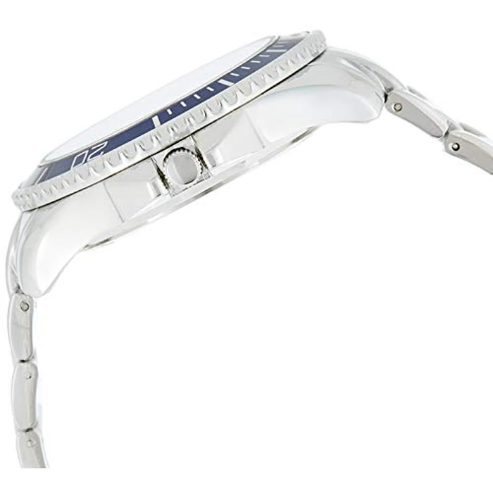 U.S. Polo Assn. Men’s Stainless Steel Analog Watch with Blue Dial, Luminous Hands, Fixed Bezel, Removable Link Bracelet, Classic Sport Design, Fits Wrist Sizes 5.5" to 8" Adjustable by Accutime - Image 2