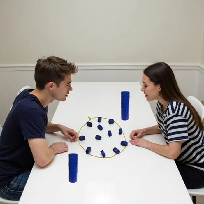 FEELGUY Magnet Chess Game Magnet Game with String for Easter Basket Stuffers Family Games Night, Great Fun Puzzle Strategy Games for Family & Party, Camping Tops, Game Collections by FEELGUY - Image 2