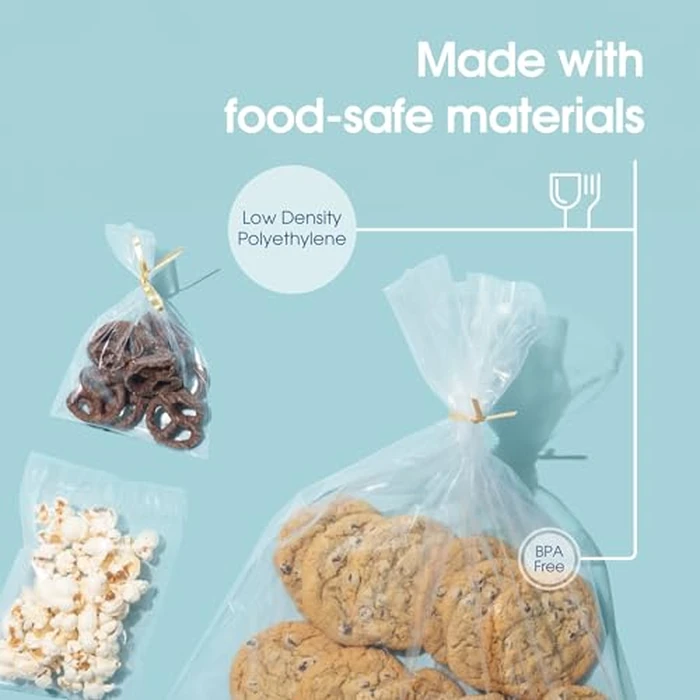 12" X 18" Open-End Flat Poly Bags (100 Count) - 2 Mil Plastic Clear Bags for Packaging, Shipping, Storage - No Adhesive Strip - Spartan Industrial by Spartan Industrial - Image 3
