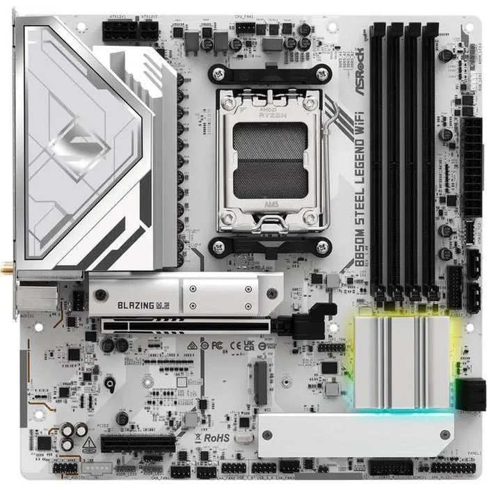 ASRock B850M STEEL LEGEND WIFI AM5 Micro ATX Motherboard by ASRock - Image 3