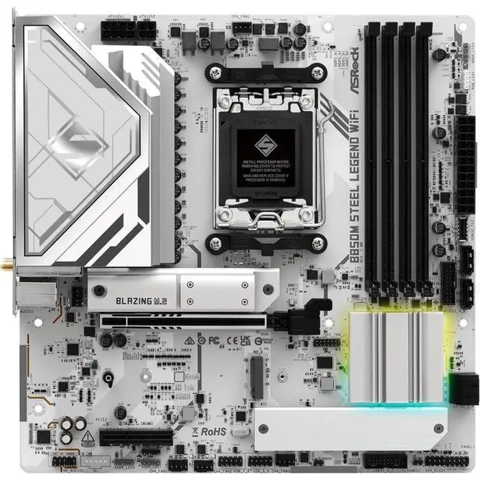 ASRock B850M STEEL LEGEND WIFI AM5 Micro ATX Motherboard by ASRock - Image 4
