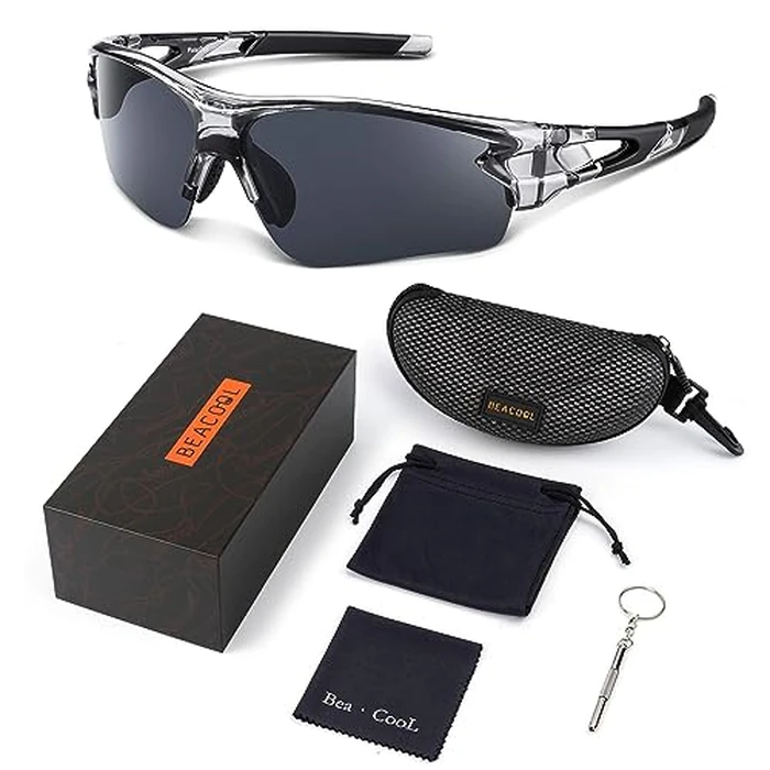 BEACOOL Polarized Sports Sunglasses for Men Women Youth Baseball Fishing Cycling Running Golf Motorcycle Tac Glasses UV400 by BEACOOL - Image 8