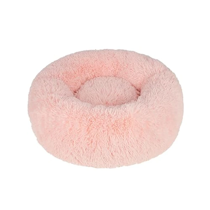 Best Pet Supplies Soft Plush Cute Indoor Dog Bed for Small, Medium, and Large Breeds - Pink, 20x20x6'' by Best Pet Supplies - Used - Like New condition - US$17.41