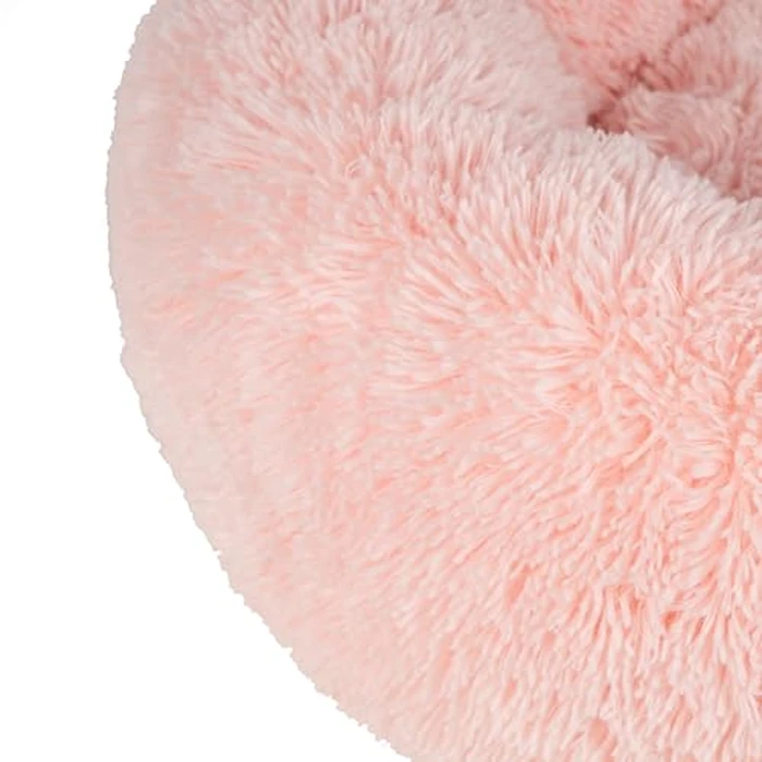 Best Pet Supplies Soft Plush Cute Indoor Dog Bed for Small, Medium, and Large Breeds - Pink, 20x20x6'' by Best Pet Supplies - Image 2