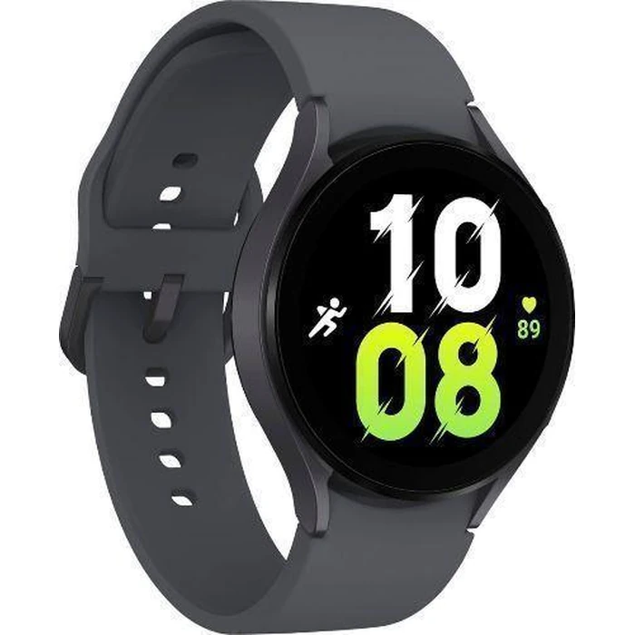 Samsung Galaxy Watch5 (Bluetooth) - 16GB - 44mm - Graphite Aluminum Case with Graphite Fluoroelastomer Sport Band by Samsung - Image 3