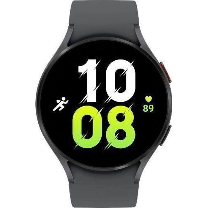 Samsung Galaxy Watch5 (Bluetooth) - 16GB - 44mm - Graphite Aluminum Case with Graphite Fluoroelastomer Sport Band by Samsung - Refurbished - Acceptable condition - CA$81.49