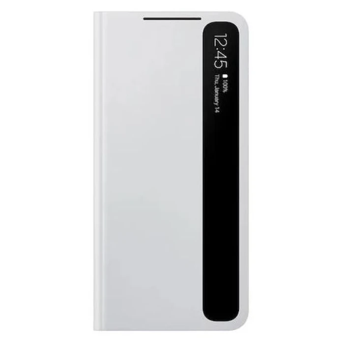 Samsung S View Flip Cover for Galaxy S21+ (5G) - Light Gray by Samsung - Refurbished - Excellent condition