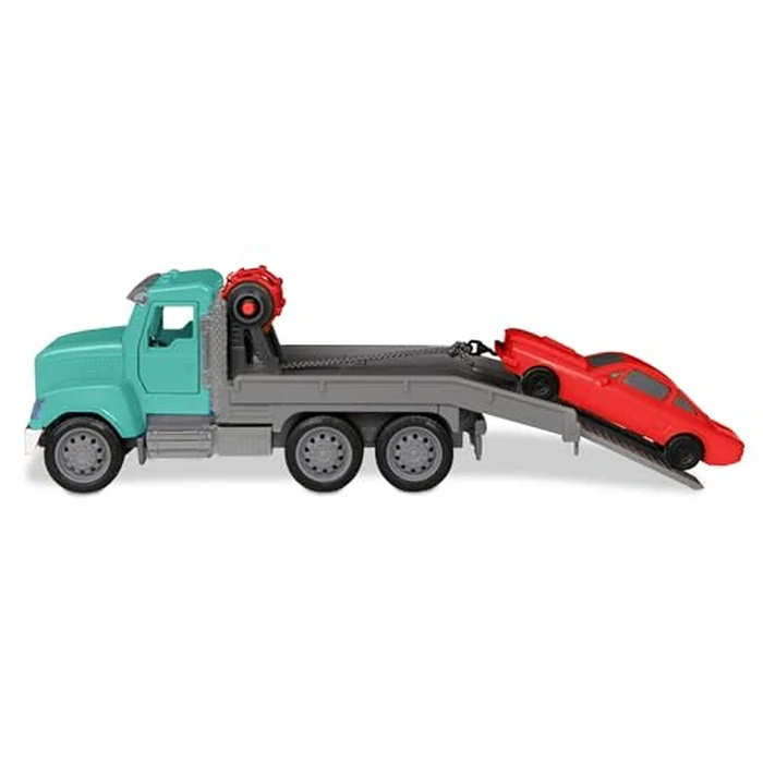 Driven by Battat - R/C Toy Tow Truck with Toy Car - Remote Control Toy Truck for Kids - Lights & Sounds Toy Vehicle - Construction Toy - 3 Years + - RC Tow Truck, 7 inches by Driven by Battat - Image 5