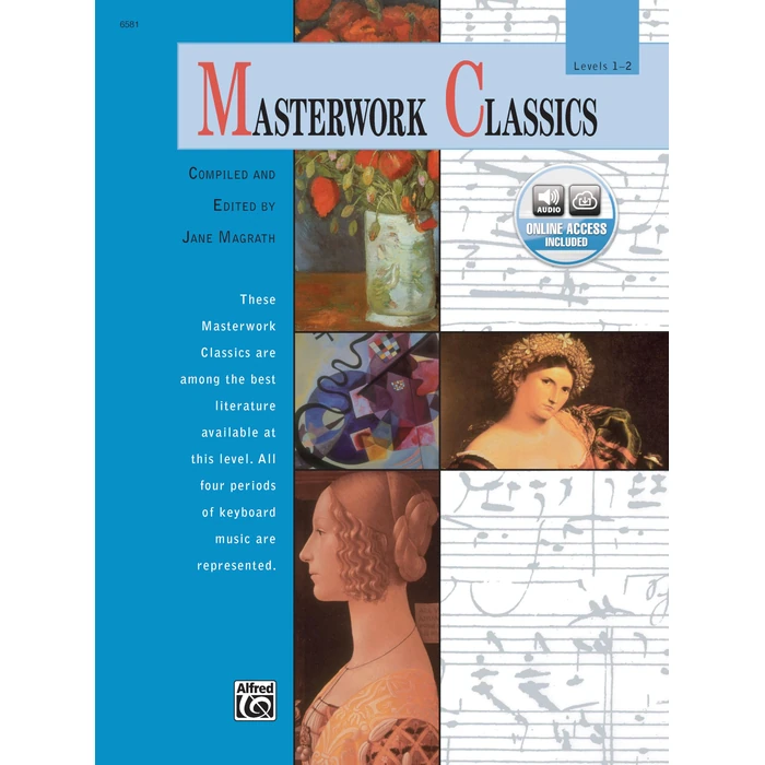 Masterwork Classics: Level 1-2, Book and Online Audio by Alfred Music - Used - Good condition - CA$22.06