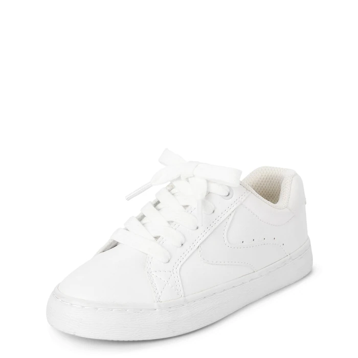 The Children's Place,boys,The Children's Place Toddler Boys Low Top Sneakers,and Toddler Uniform Low Top Sneakers,White,8 Toddler by The Children's Place - Used - Very Good condition - US$15.29