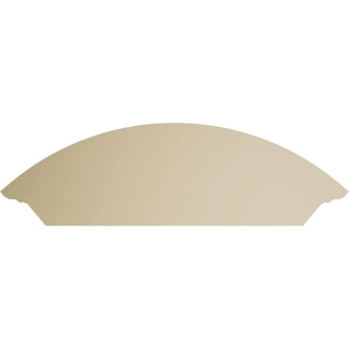 30"W x 12"H x 3"P Arched Signature Urethane Pediment, Primed Tan by Ekena Millwork - Image 4