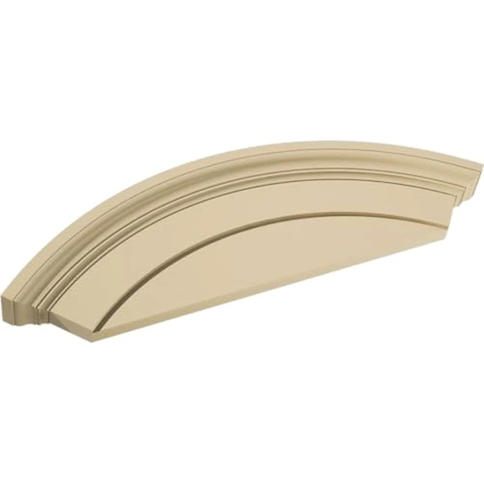 30"W x 12"H x 3"P Arched Signature Urethane Pediment, Primed Tan by Ekena Millwork - Image 5