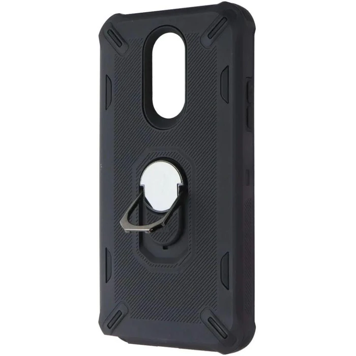 Mybat Premium Rugged Non-Slip Phone Case with Kickstand for LG Stylo 5 - Black - Brand New by Mybat - Refurbished - Brand New condition - US$9.92