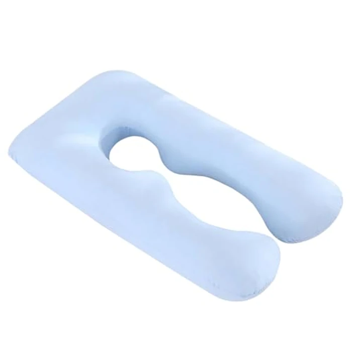 Vanzack Pregnancy Pillow Cover U Shaped Cotton Case with Zipper for Pregnant Women Belly Support and Sleeping Comfort by VANZACK - Used - Acceptable condition