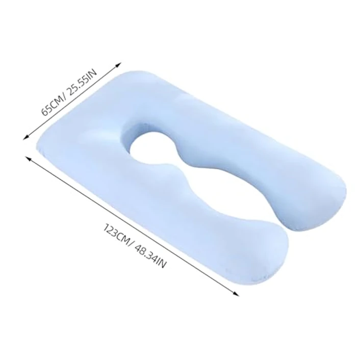 Vanzack Pregnancy Pillow Cover U Shaped Cotton Case with Zipper for Pregnant Women Belly Support and Sleeping Comfort by VANZACK - Image 3