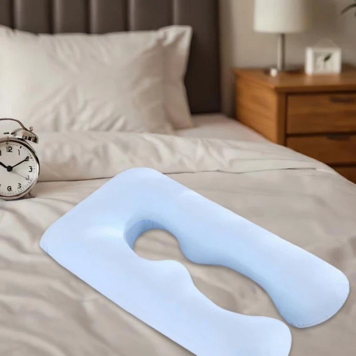 Vanzack Pregnancy Pillow Cover U Shaped Cotton Case with Zipper for Pregnant Women Belly Support and Sleeping Comfort by VANZACK - Image 6