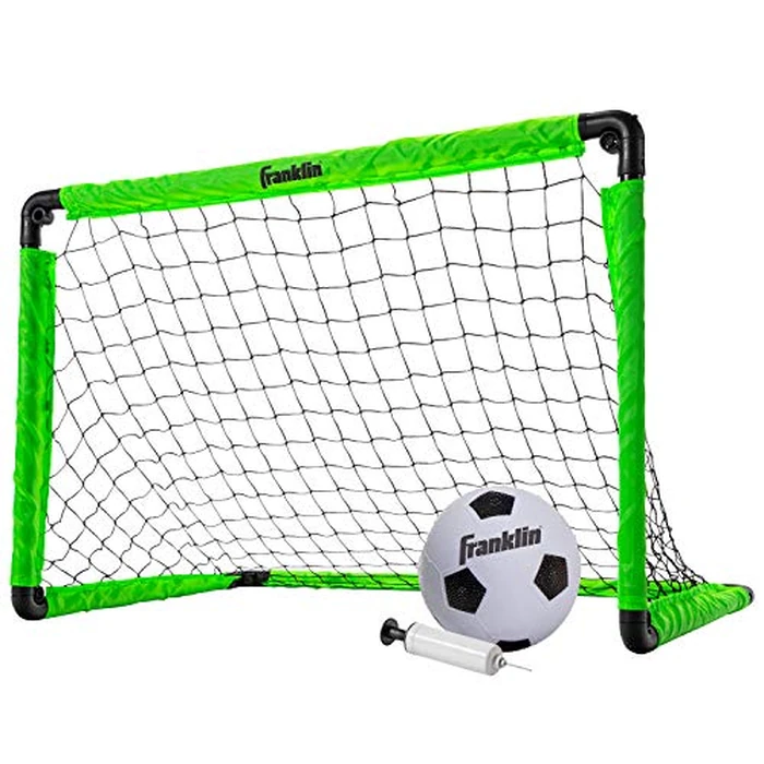 Franklin Sports 3' Insta Soccer Goal Set, Neon Green, 36" x 24" x 24" by Franklin Sports - Used - Very Good condition