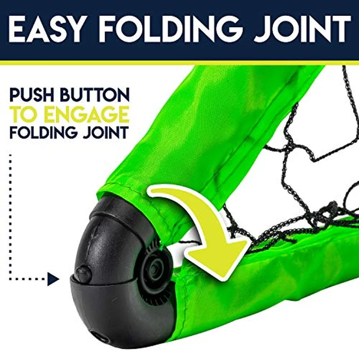 Franklin Sports 3' Insta Soccer Goal Set, Neon Green, 36" x 24" x 24" by Franklin Sports - Image 4