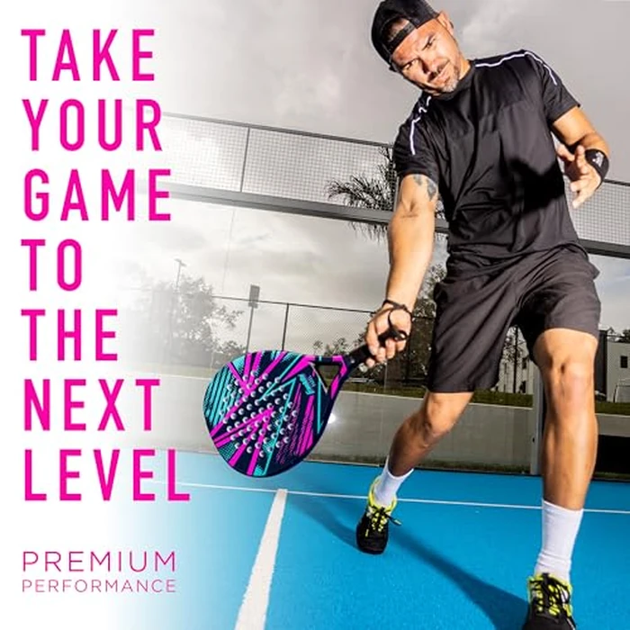 Franklin Sports - Axel Padel Racket Package - Fiberglass Padel Rackets with Foam Core - 365g Premium Performance by Franklin Sports - Image 9