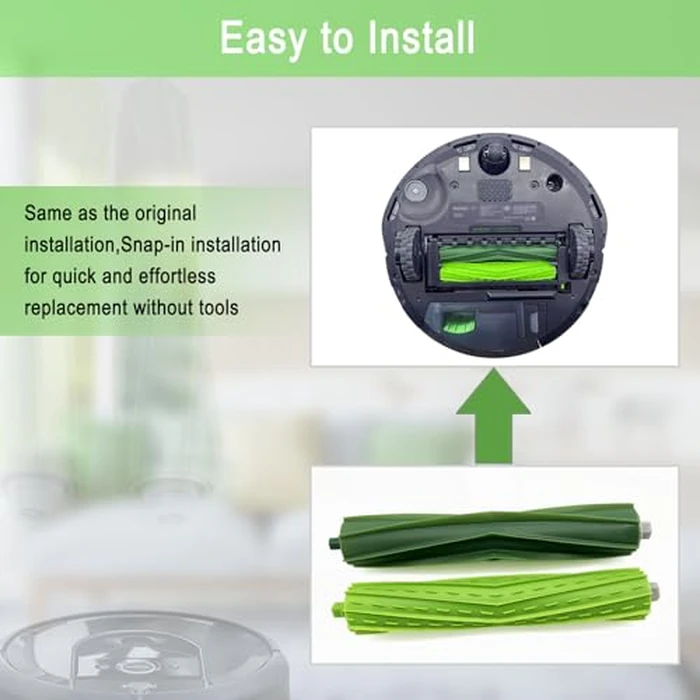 Replacement Parts for iRobot Roomba E5 E6 E7 i2 i3 i3+i4 i4+ i5 i5+ i6 i6+ i7 i7+ i8 i8+/Plus i1 E i j Series Robot Vacuum,2 sets of multi-surface roller brushes 6 Vacuum bags 6 filters 6 side brushes by MalhSlix - Image 7