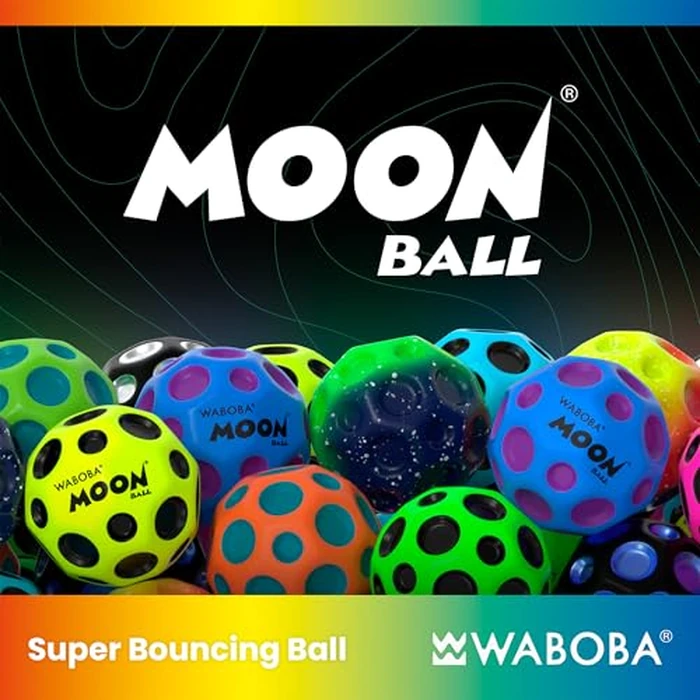 Waboba Moon Ball Gradient Hyper Bouncy Ball - All Ages Extreme Bounce and Fun - Super High Bouncing Ball Perfect for Active Play and Outdoor Games - Undersea by Waboba - Image 2