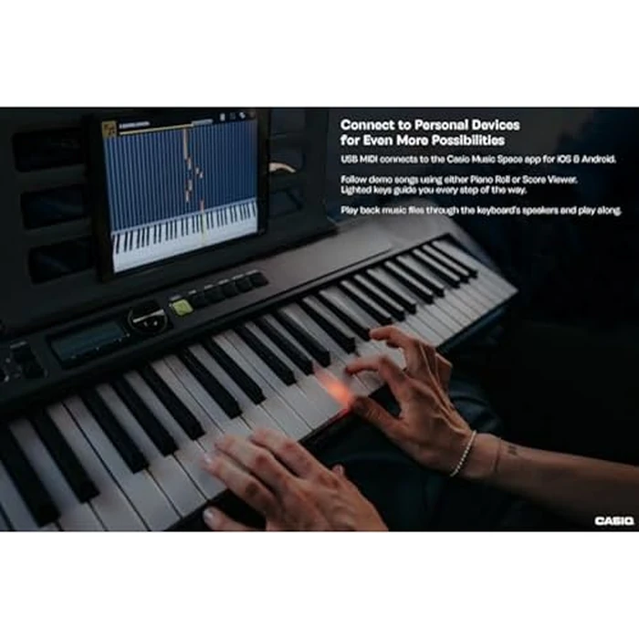 Casio Casiotone LK-S250 - 61-Key Lighted Portable Keyboard | Touch Response| Key Lighting System, 400 Tones, Dance Music Mode | 60 Songs + 4-Stage Lesson System by Casio - Image 3