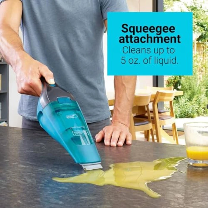 BLACK+DECKER dustbuster QuickClean Cordless Wet/Dry Handheld Vacuum, Turquoise (HNVC215BW52) by BLACK+DECKER - Image 3