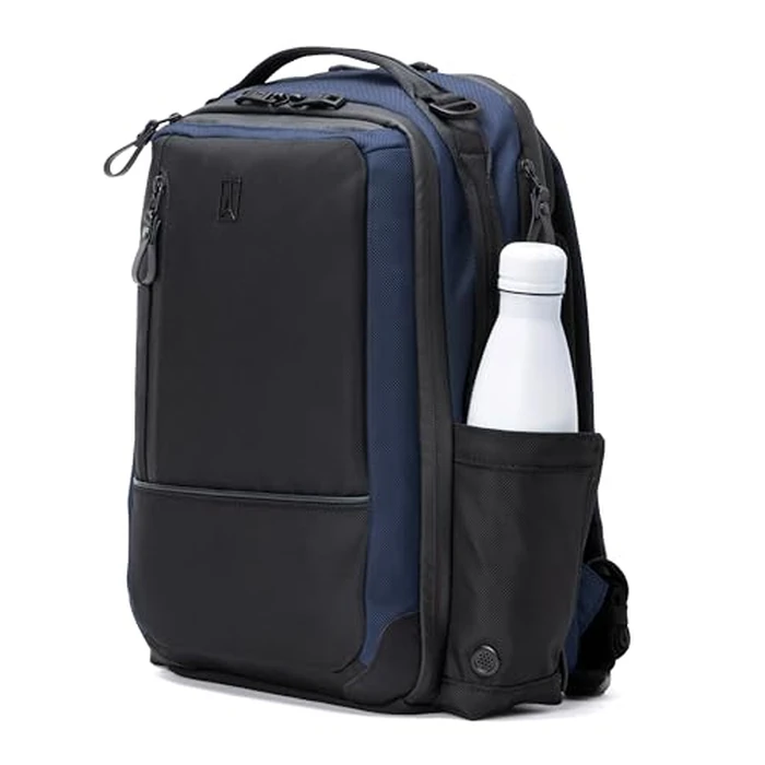 Travelpro Altitude Slim Expandable Travel Laptop Backpack, Water Resistant, Work, Business, Men and Women, Aviator Navy, 20-24L by Travelpro - Image 2