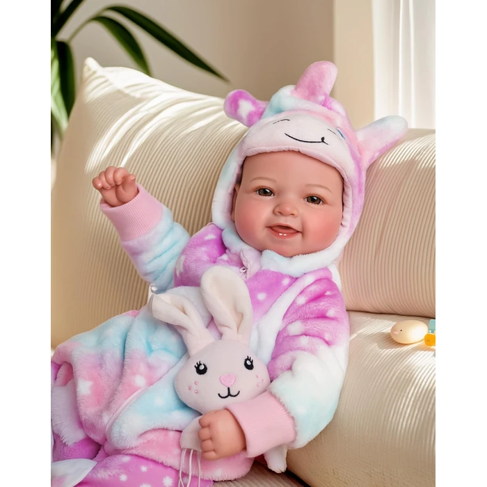 BABESIDE Baby Dolls, 17inch Large Realistic Cute Soft Body Baby Doll Real Life Baby Dolls with Accessories for 3+ Year Old Girls Gifts, Pretend Play, Collection by BABESIDE - Image 2