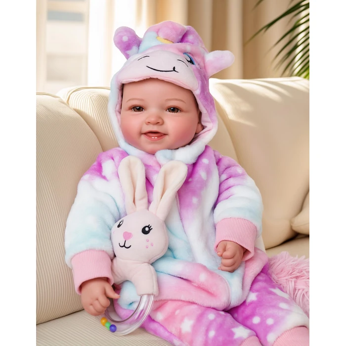 BABESIDE Baby Dolls, 17inch Large Realistic Cute Soft Body Baby Doll Real Life Baby Dolls with Accessories for 3+ Year Old Girls Gifts, Pretend Play, Collection by BABESIDE - Image 3