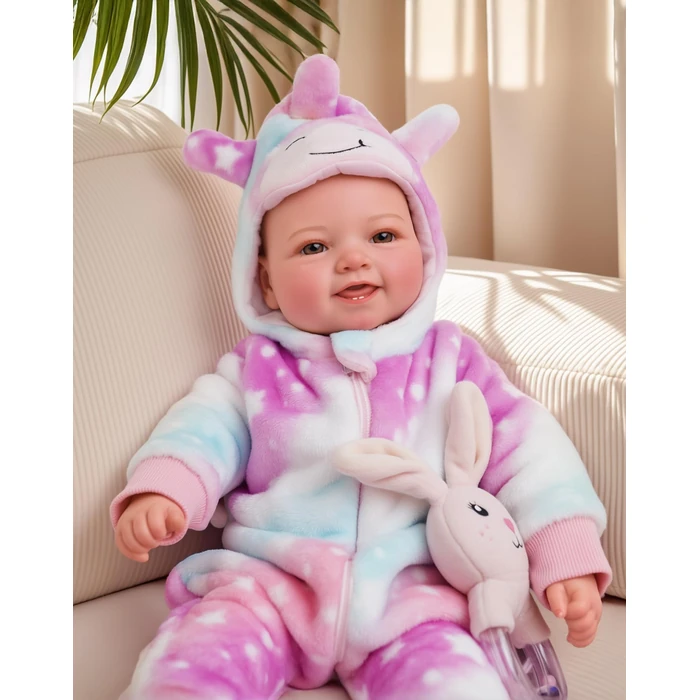 BABESIDE Baby Dolls, 17inch Large Realistic Cute Soft Body Baby Doll Real Life Baby Dolls with Accessories for 3+ Year Old Girls Gifts, Pretend Play, Collection by BABESIDE - Image 8