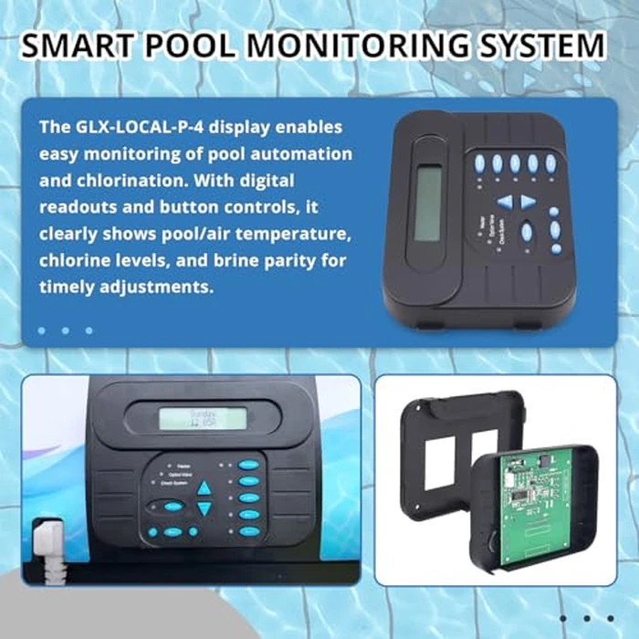 GLX-Local-P-4 Local Display Compatible with Hayward Goldline Aqua Logic Automation and Chlorination Systems Replacement for PL-P-4, AQL-P-4-CUL by EXARRNX - Image 2