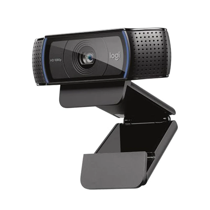 Logitech C920x HD Pro PC Webcam, Full HD 1080p/30fps Video, Clear Audio, HD Light Correction, Works with Microsoft Teams, Google Meet, Zoom, Nintendo Switch 2’s new GameChat Mode, Mac/Tablet- Black by Logitech - Used - Good condition - US$63.12