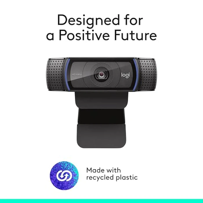 Logitech C920x HD Pro PC Webcam, Full HD 1080p/30fps Video, Clear Audio, HD Light Correction, Works with Microsoft Teams, Google Meet, Zoom, Nintendo Switch 2’s new GameChat Mode, Mac/Tablet- Black by Logitech - Image 7