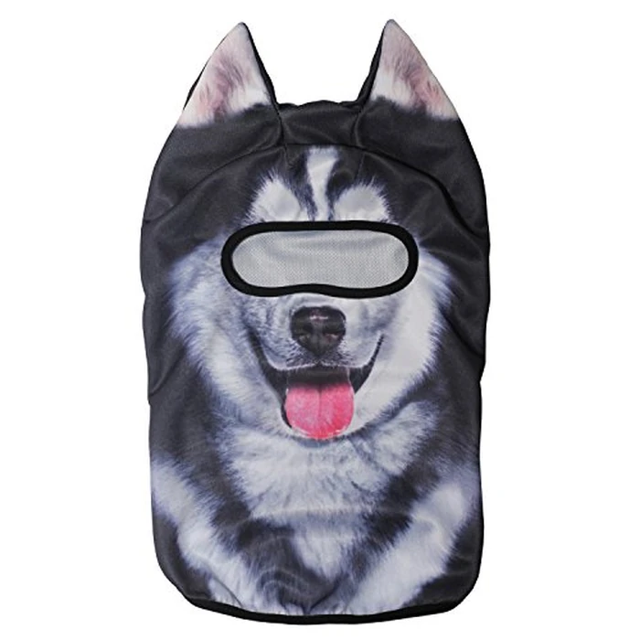 WTACTFUL 3D Animal Ears Balaclava Windproof Cover Hood Face Mask Sun Protection for Skiing Snowmobile Riding Hunting Music Festivals Raves Halloween Party Outdoor Winter Activities Husky Dog MEB-02 by WTACTFUL - Image 5