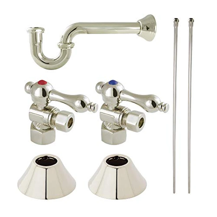 Kingston Brass CC43106LKB30 Trimscape Traditional Plumbing Sink Trim Kit with P-Trap in Polished Nickel by Kingston Brass - Used - Like New condition