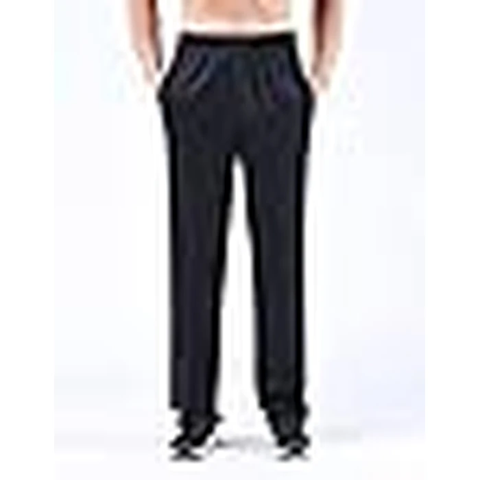 Zoulee New Men's Front Zipper Fly Open-Bottom Sweatpants Jogger Pants Black M by Zoulee - Image 9