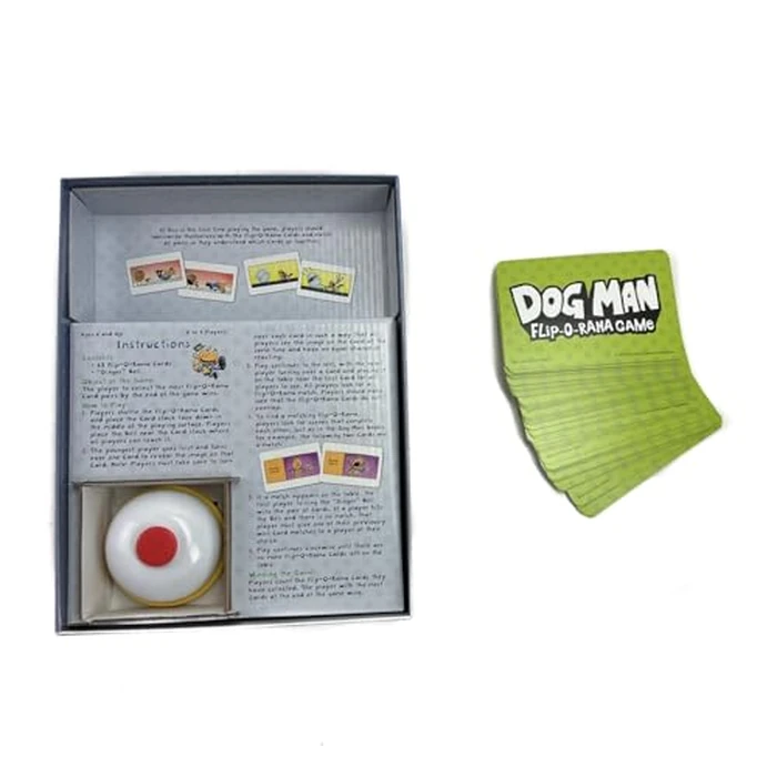 University Games Dog Man Flip-o-Rama Card Matching Game for Kids, Family Memory Card Game Ages 6+, Based on Dog Man Books by Dav Pilkey by University Games - Image 2