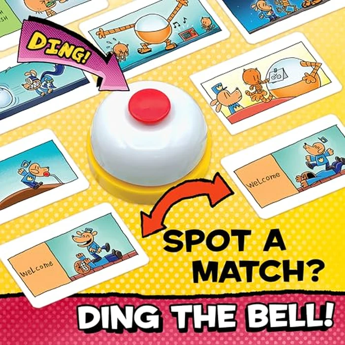 University Games Dog Man Flip-o-Rama Card Matching Game for Kids, Family Memory Card Game Ages 6+, Based on Dog Man Books by Dav Pilkey by University Games - Image 10