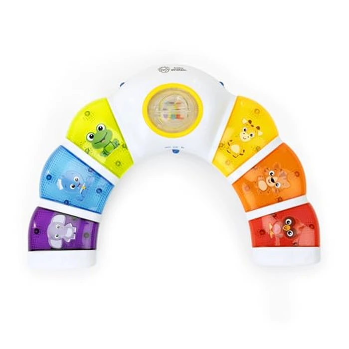 Baby Einstein Glow & Discover Light Bar Musical Activity Station and Tummy Time Toy, Montessori Cause and Effect Early Learning for 3-36 Months by Baby Einstein - Used - Good condition - CA$21.94